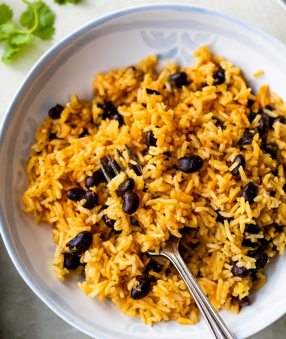 Turmeric Rice and Beans-4 Servings