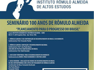 Seminário 100 anos de Rômulo Almeida