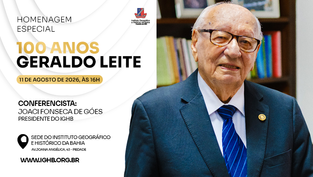 IGHB comemora os 100 anos do professor e médico Geraldo Leite dia 11 de agosto
