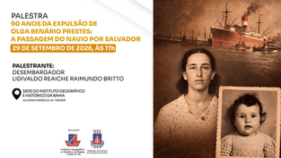 Palestra rememora 90 anos da expulsão de Olga Benário Prestes dia 29 de setembro