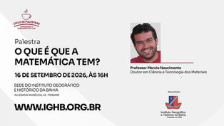 Palestra "O que é que a matemática tem?" acontece dia 16 de setembro