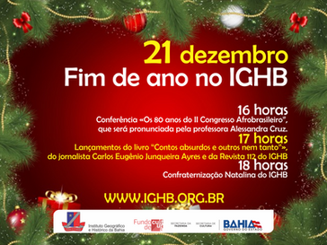 FIM DE ANO NO IGHB - Programação