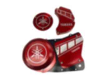 Light weight Banshee/RZ350 Engine Dress Kit. ( RED ANODIZE)
