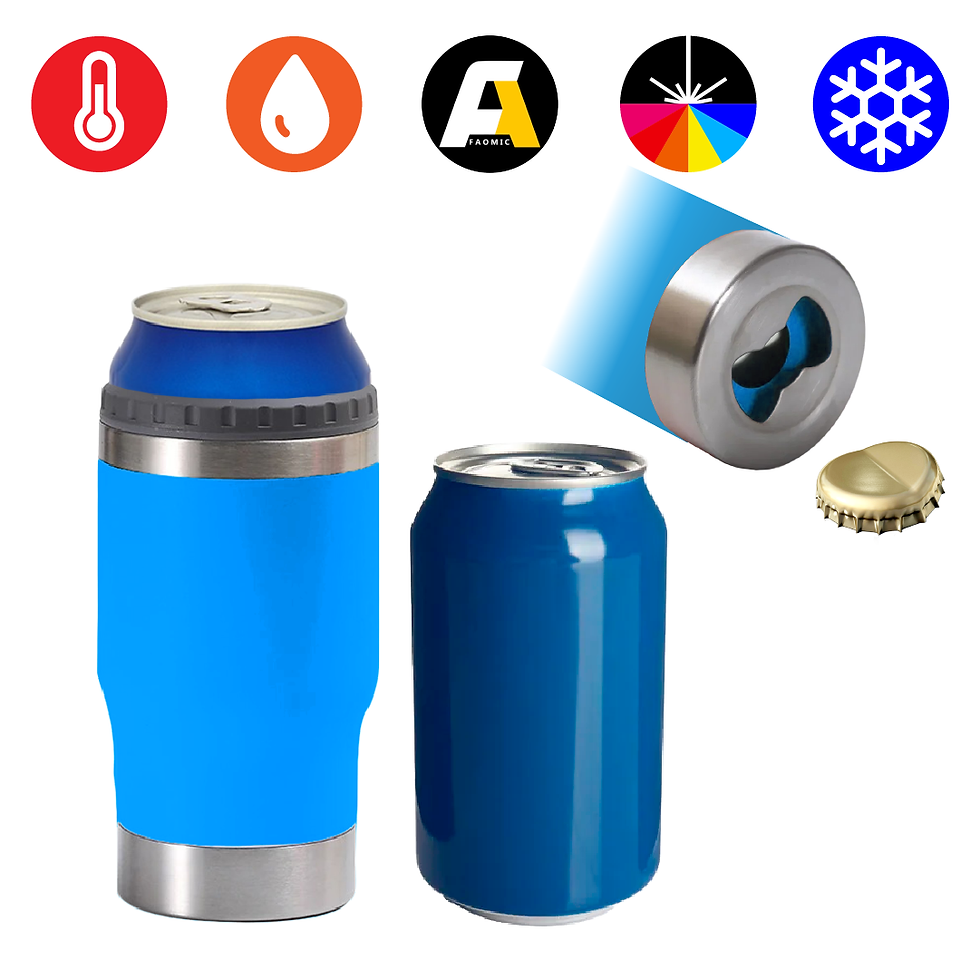 Thumbnail: 10x Vaso Térmico 14oz PortaLatas Portabotellas