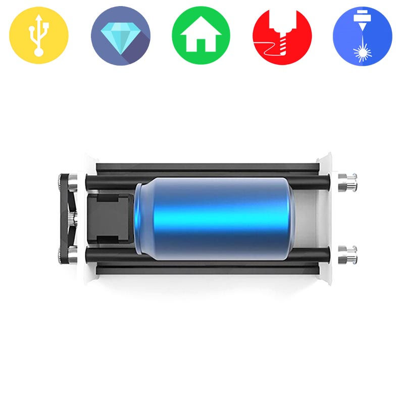 Thumbnail: Eje rotativo para grabado | Cilindros