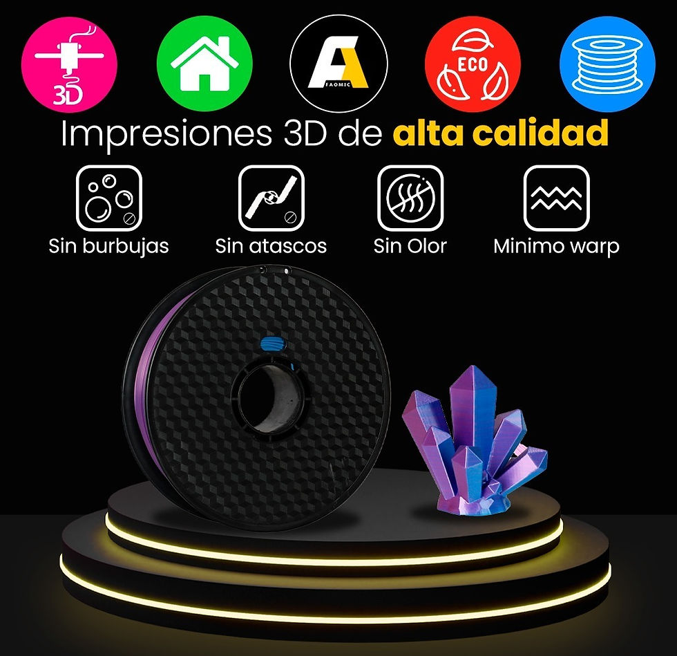 Thumbnail: PLA Magic Bicolor Morado Azul