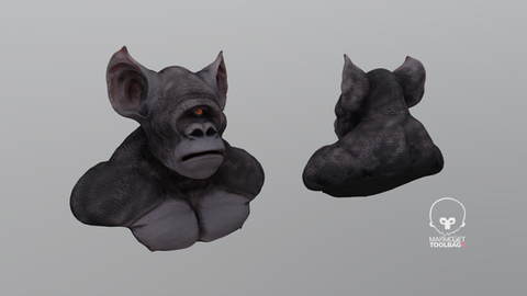 3D Popobawa Bust