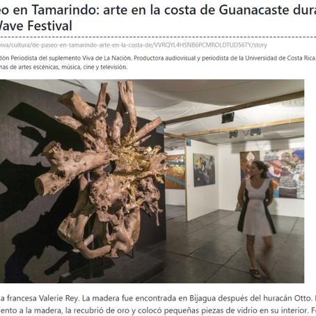 Walking in Tamarindo: Art on the coast of Guanacaste during the Art Festival Wave