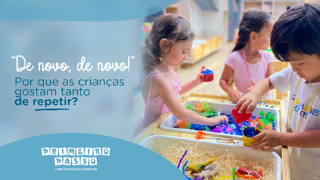 “De novo, de novo!” Por que as crianças gostam tanto de repetir?