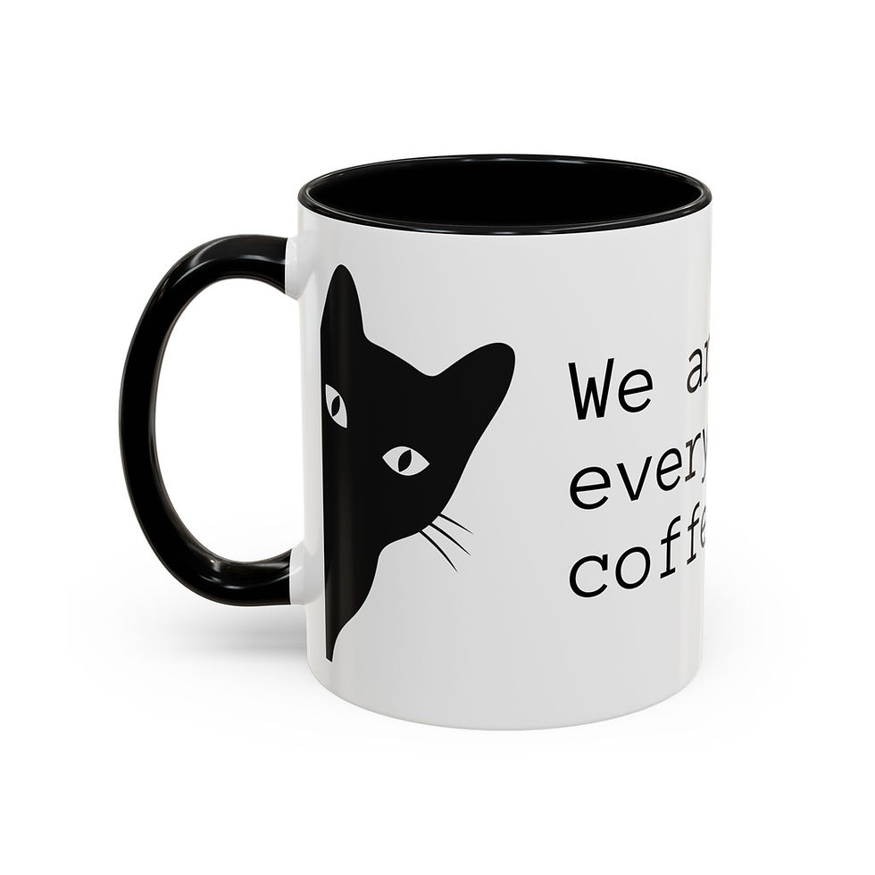 Thumbnail: Cat Coffee Mug - 11oz & 15oz - MADE IN THE USA