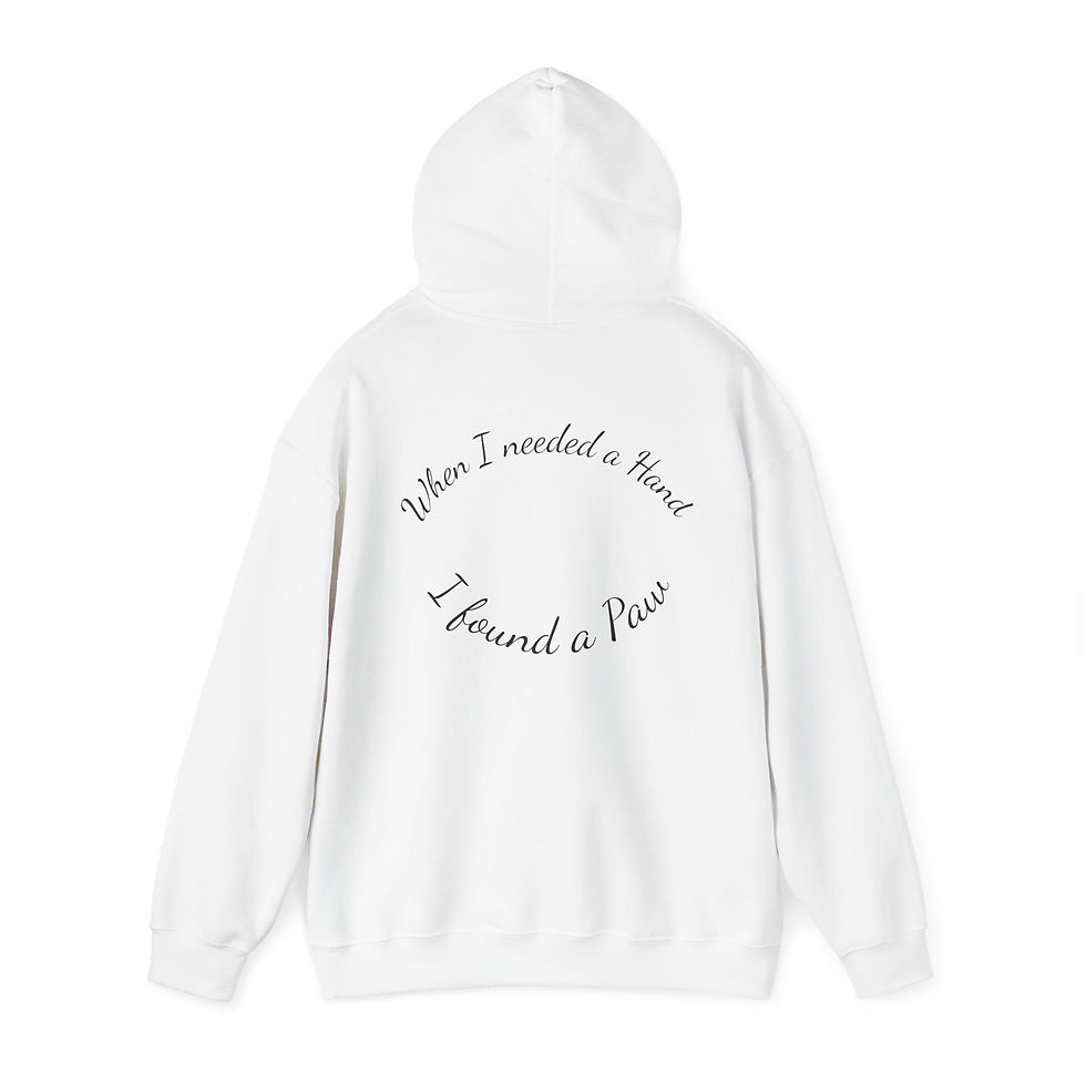 Thumbnail: Paw Print Hoodie - Unisex Heavy Blend™ Hooded Sweatshirt for Animal Lovers