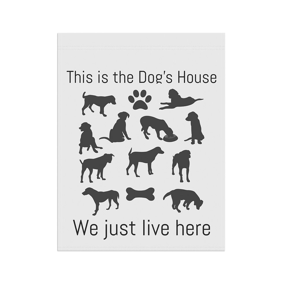 Thumbnail: The Dog's House- Garden Flag