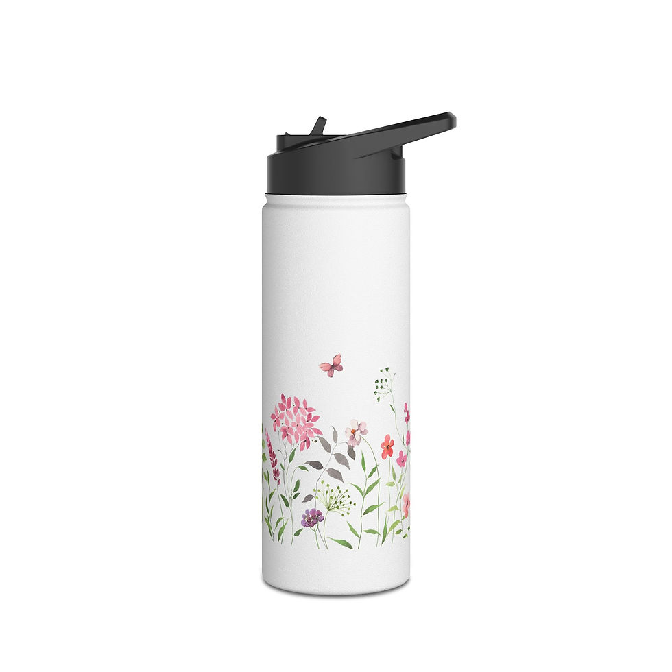Thumbnail: Wildflowers- Stainless Steel Water Bottle
