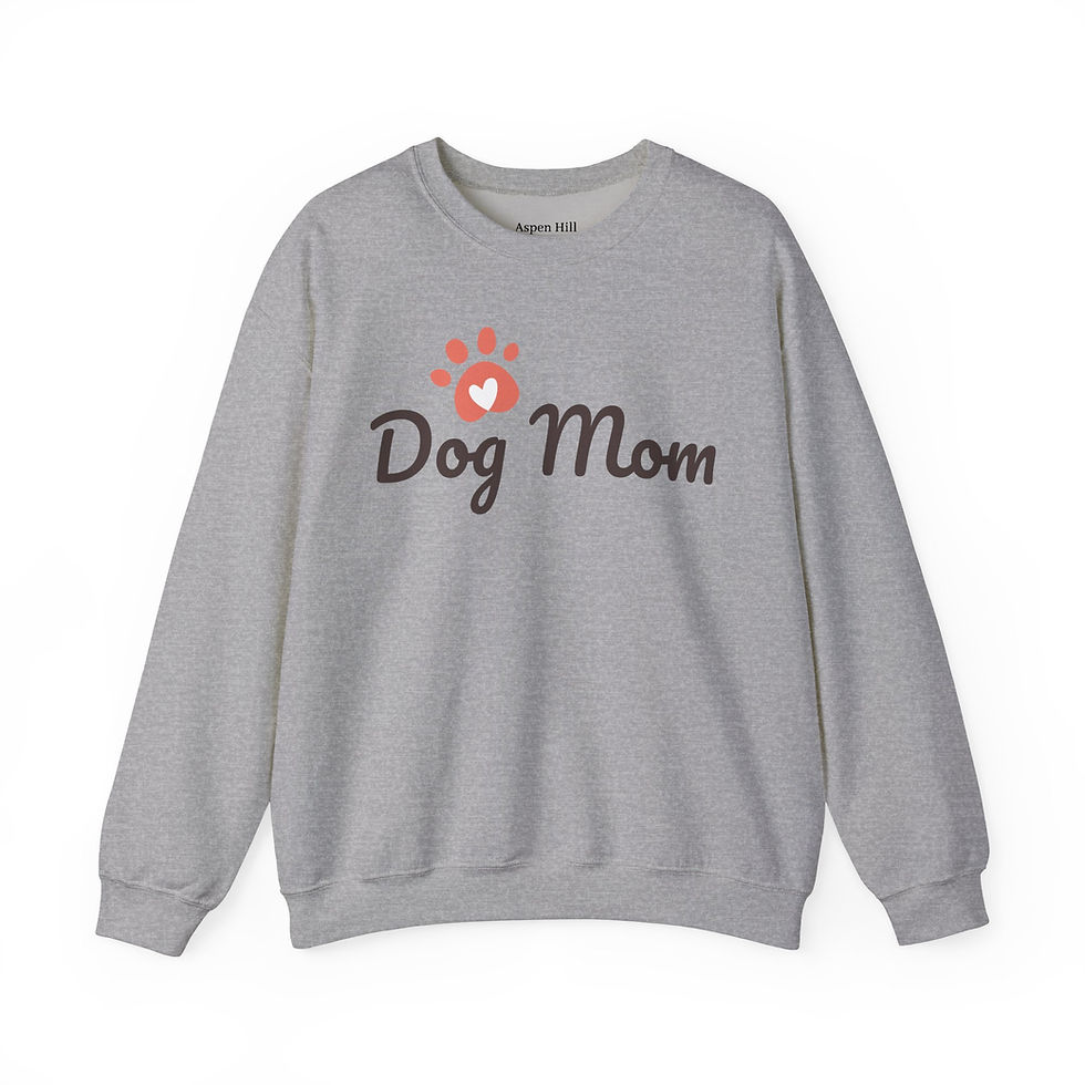 Thumbnail: Dog Mom Crewneck Sweatshirt