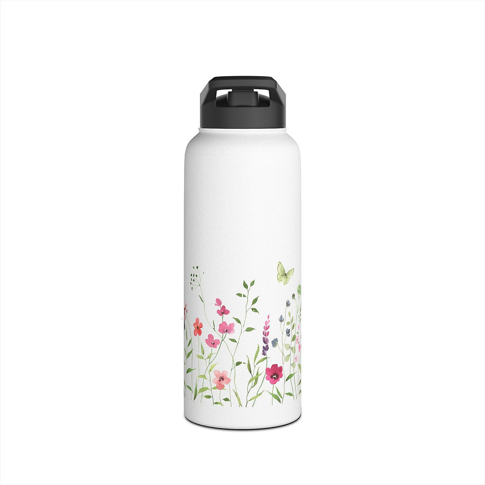 Thumbnail: Wildflowers- Stainless Steel Water Bottle