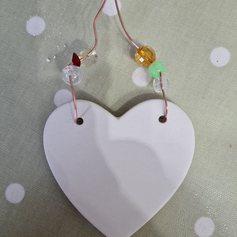 Mini heart plaques