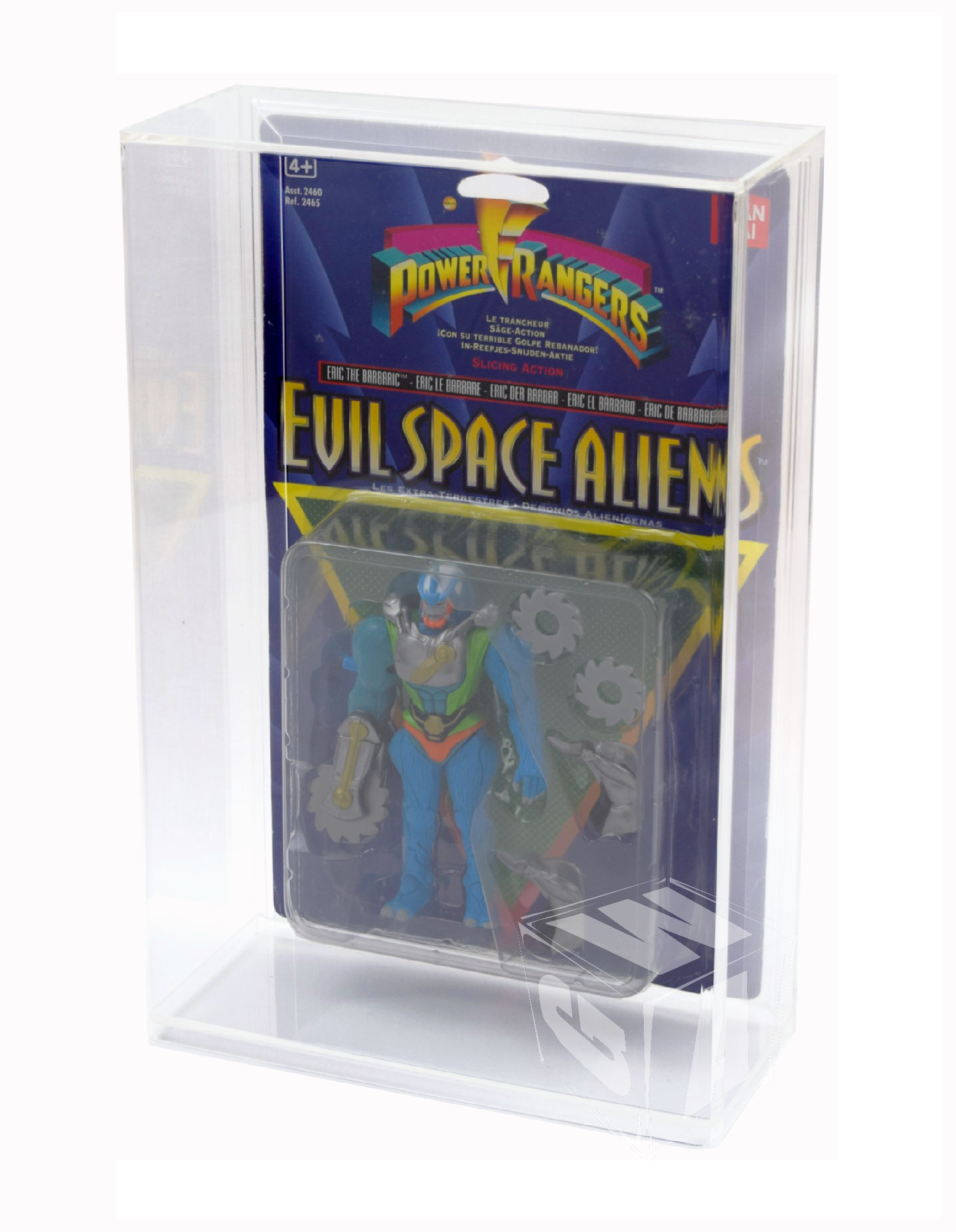 BANDAI MMPR Evil Space Aliens & Wild Force MOC Acrylic Display Case