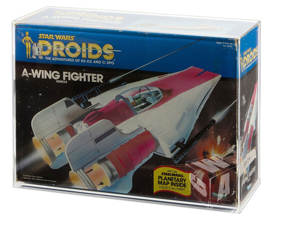 Kenner DROIDS A-Wing Boxed Vehicle Display Case