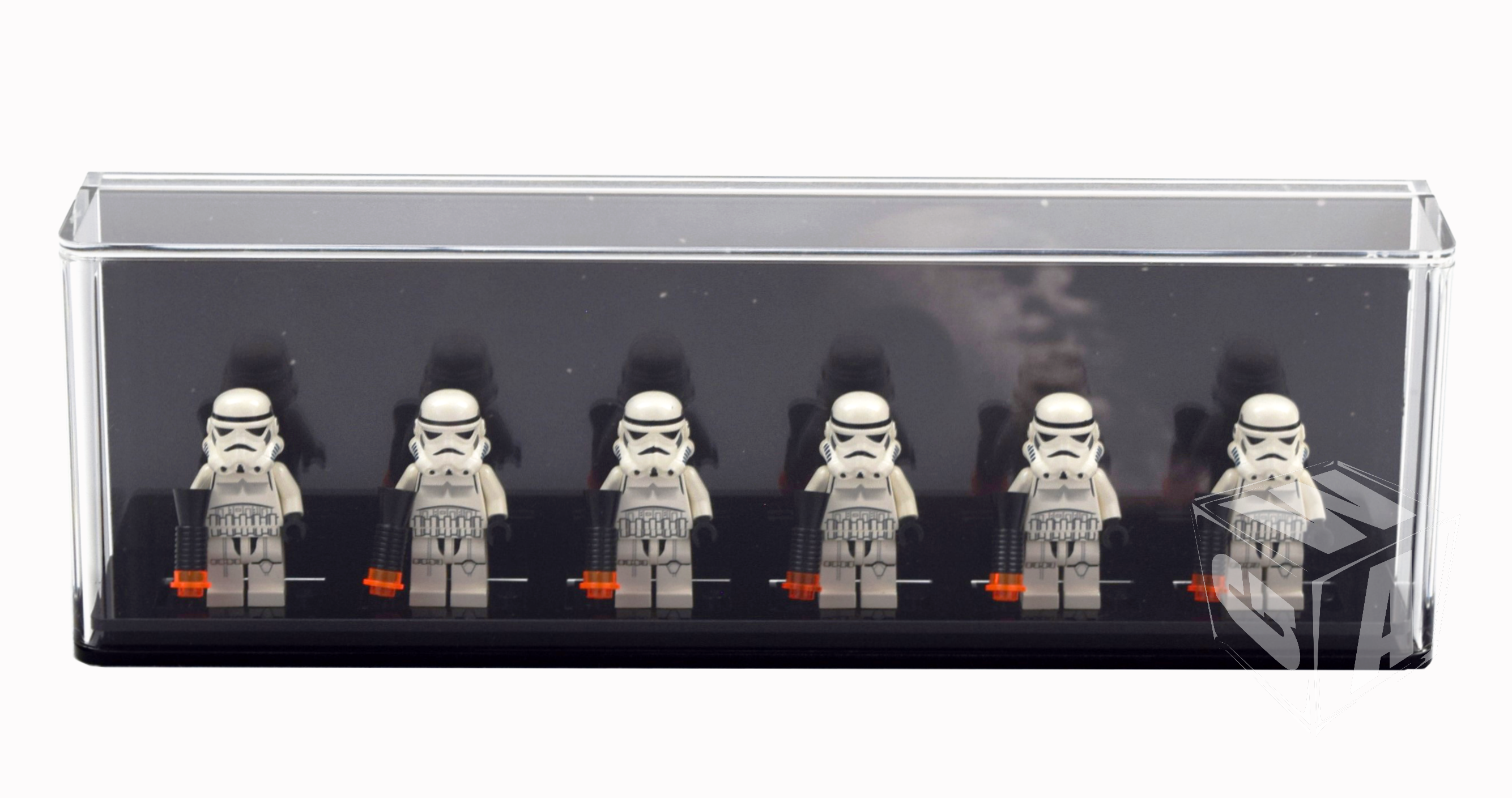 LEGO™ 6 Mini Figure Acrylic Display Case