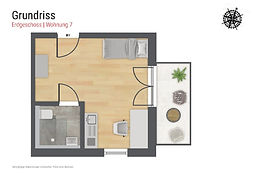 Das Apartment 07 - Eigener Garten im EG