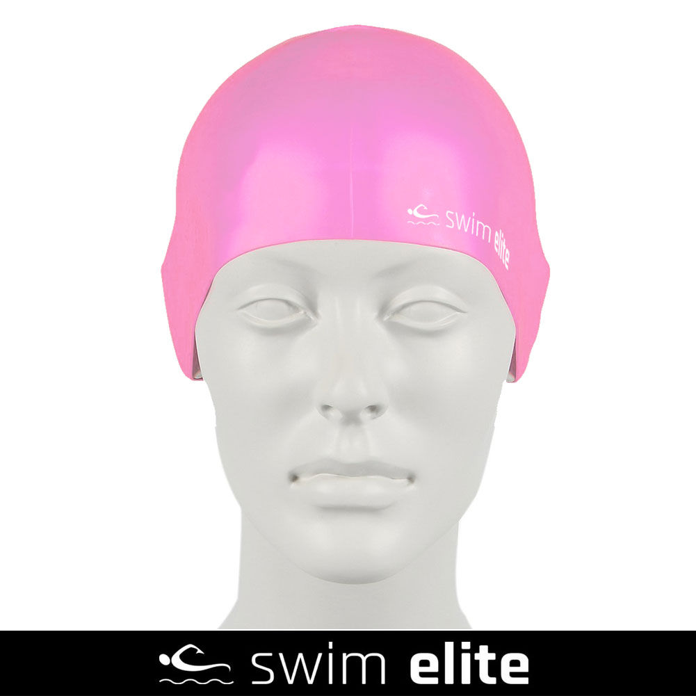 Light Pink Silicone Swimming Cap