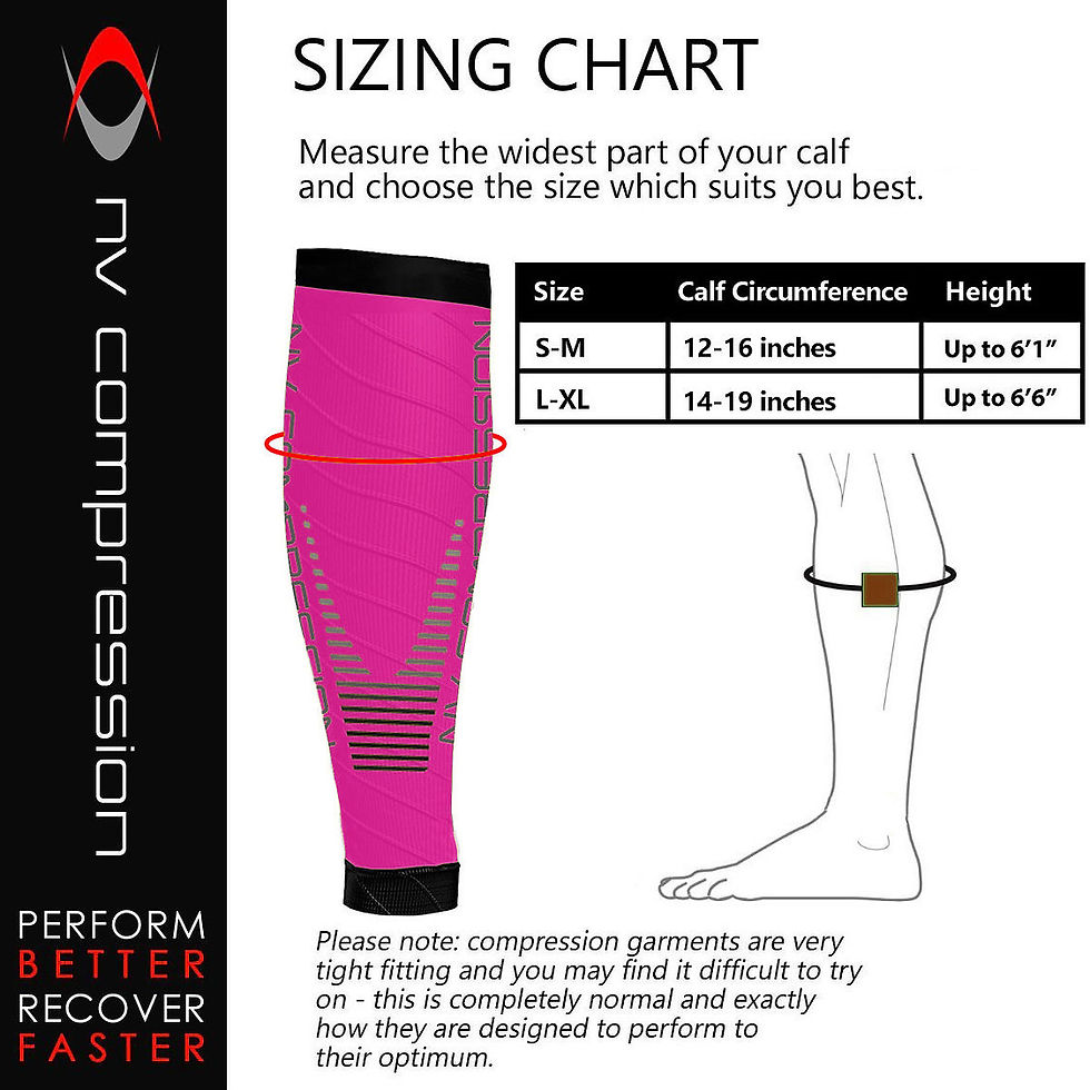 Thumbnail: Essential Race & Recover Sleeves - Fluo Pink Stripes