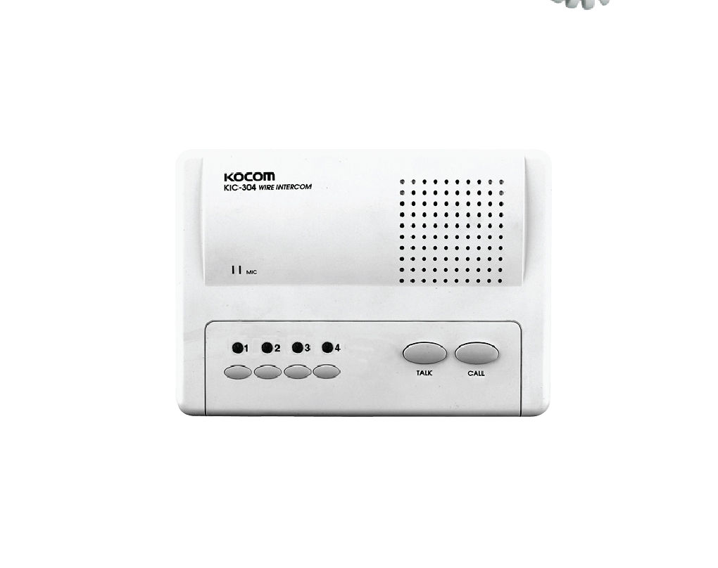 KOCOM INTERCOM รุ่น KIC-304 ตัวแม่ 4 จุด Main 4Ch