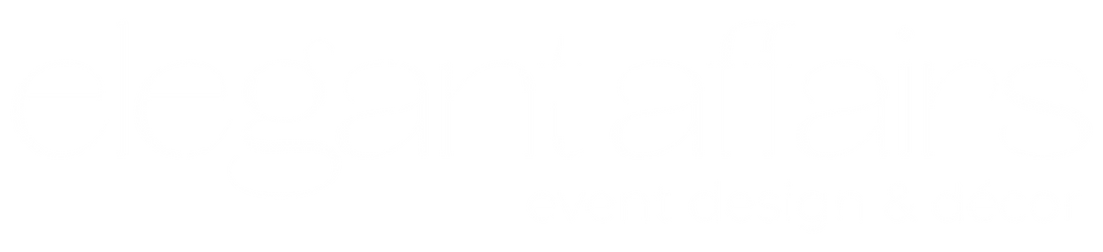 Elegant Affairs logo – luxury event design and décor company