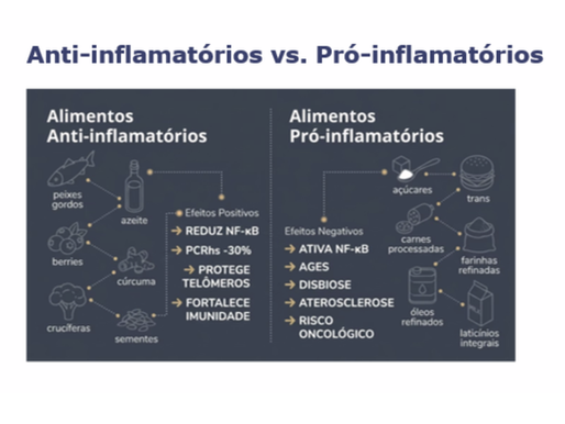 Nutrição anti-inflamatória que realmente funciona.
