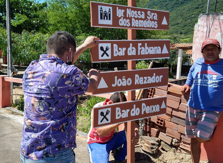 Secretaria de Turismo de Bezerros inicia Sinalização Turística no Sítio dos Remédios