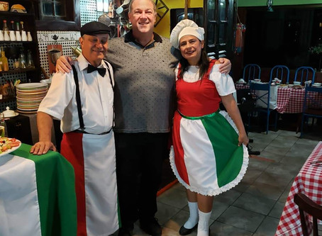 A Noite Italiana foi um sucesso no Pé de Moleque