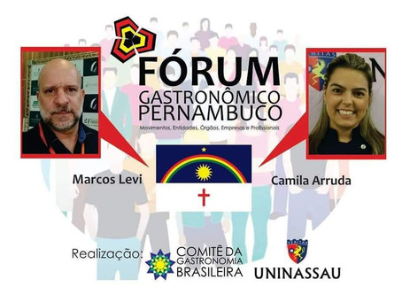 Camila Arruda participa da primeira edição do Fórum Gastronômico - Pernambuco