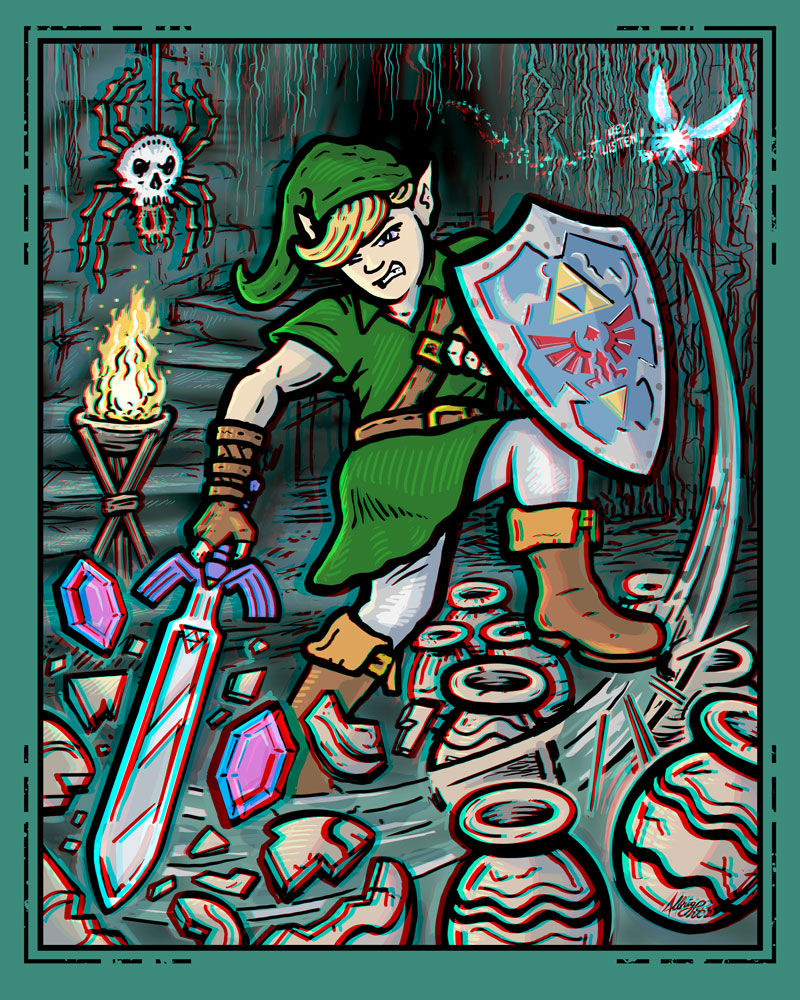 Zelda Ocarina of Time Poster