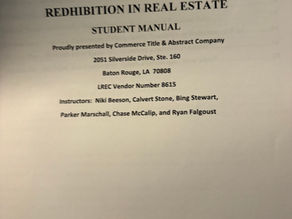 Continuing Education Classes for Baton Rouge Real Estate - 2026