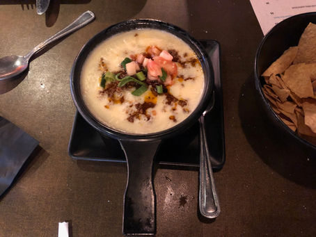 Queso with Ground Beef at Mestizos in Baton Rouge Mid City 70808