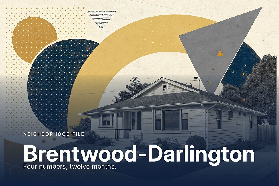 Buying in Brentwood-Darlington: the closest-in of Portland's entry-price neighborhoods, and what that costs per foot