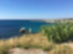 Sizilianische Landschaft, Meer, Italien