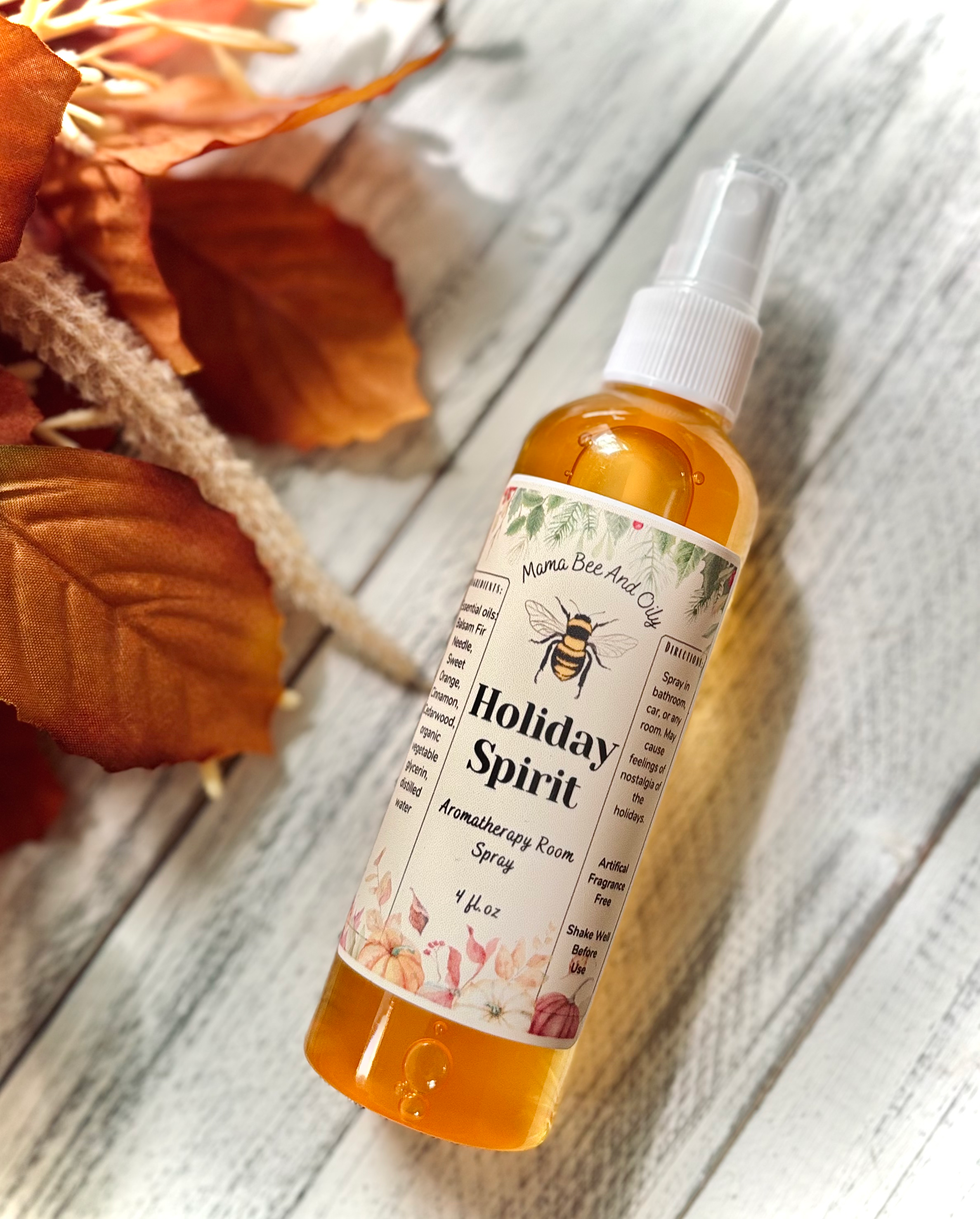 Large Holiday Spirit Aromatherapy Room Spray {7 oz}
