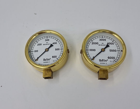 Set of 2 Bailey & Mackey Pressure Gauges