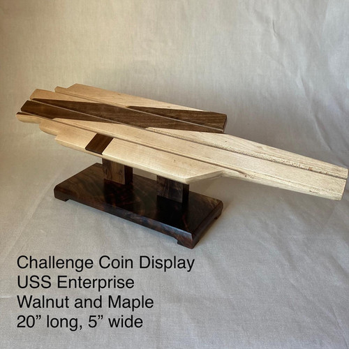 Challenge Coin Holder Enterprise Tranquill Woodcraft