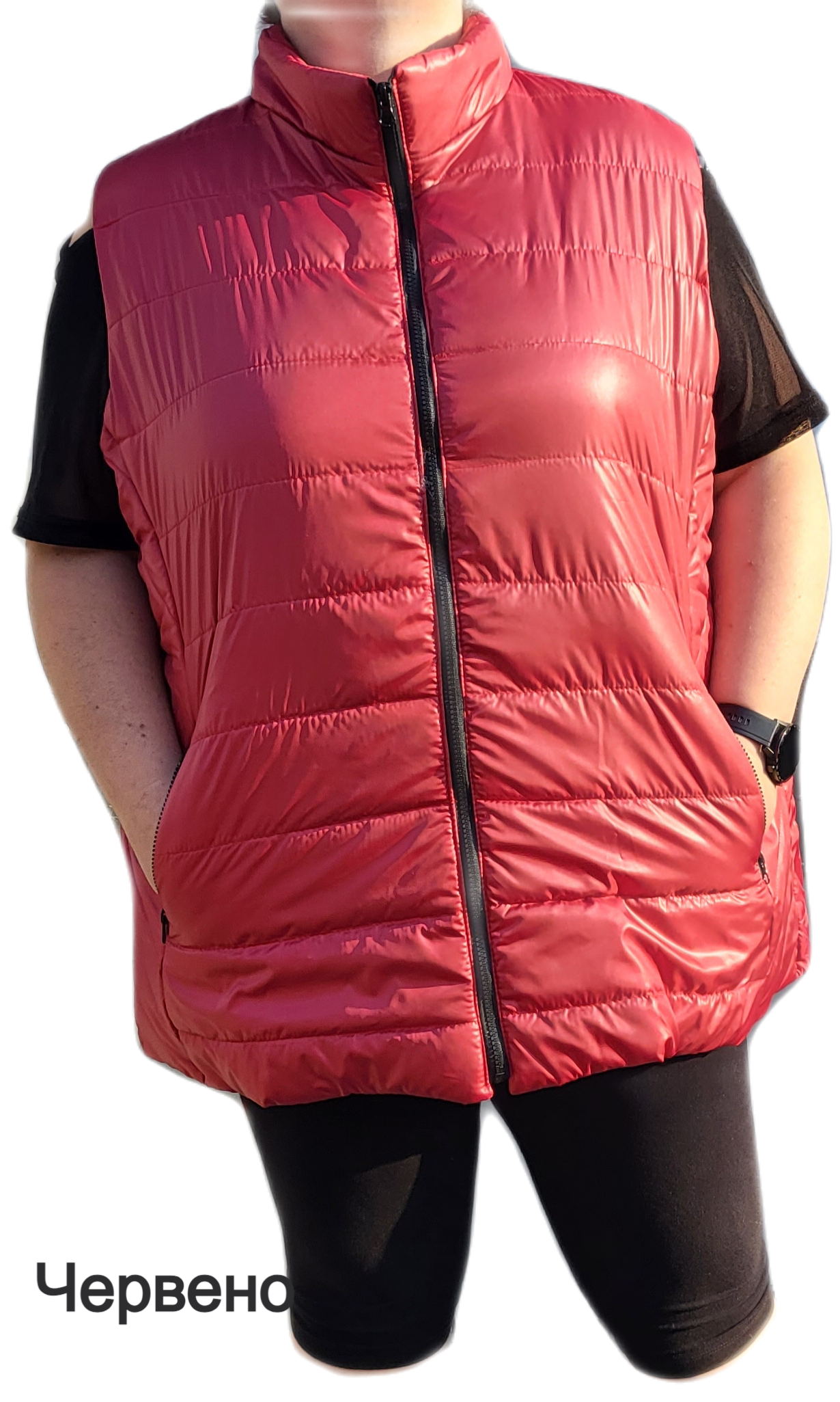 МАКСИ дамски елек - код 3405