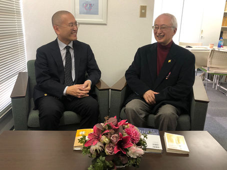 Meetings with Fumihiko Sueki, Kenryo Minowa, and Masahiro Shimoda