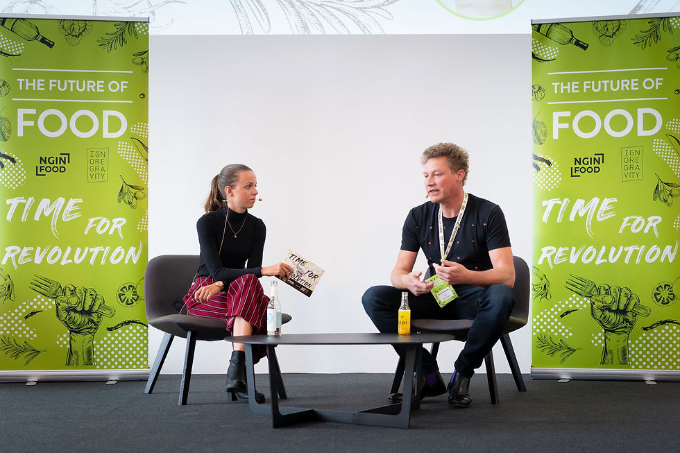 NGIN Food Conference 2019 im KINDL Zentrum für zeitgenössische Kunst Berlin, Eventdesign und visuelle Identität