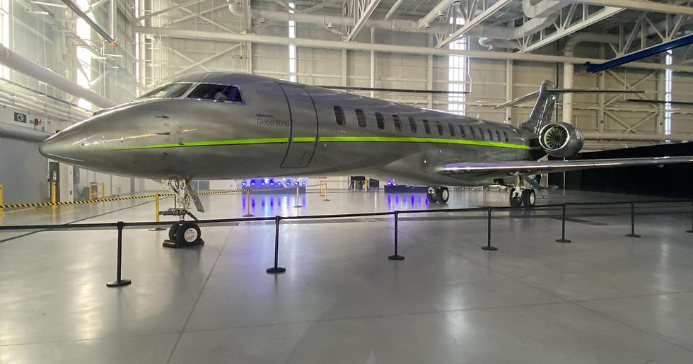 Primeiro Global 8000 entrgeu em Dezembro/2025
