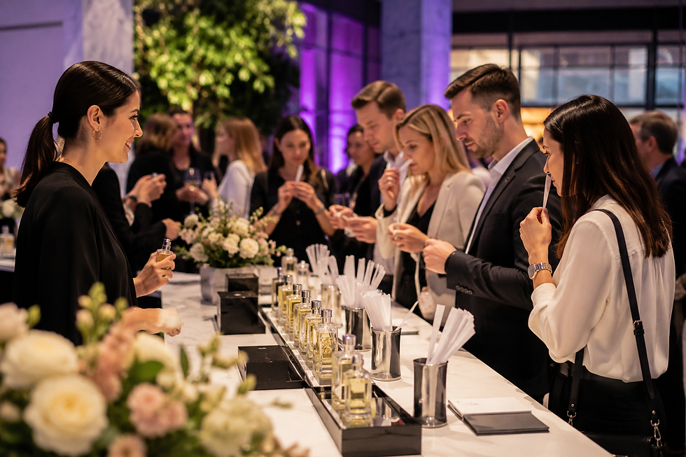 Scent bar for corporate events