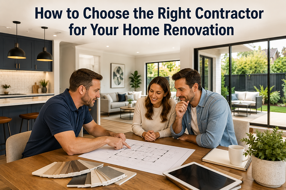 How to Choose the Right Contractor for Your Home Renovation