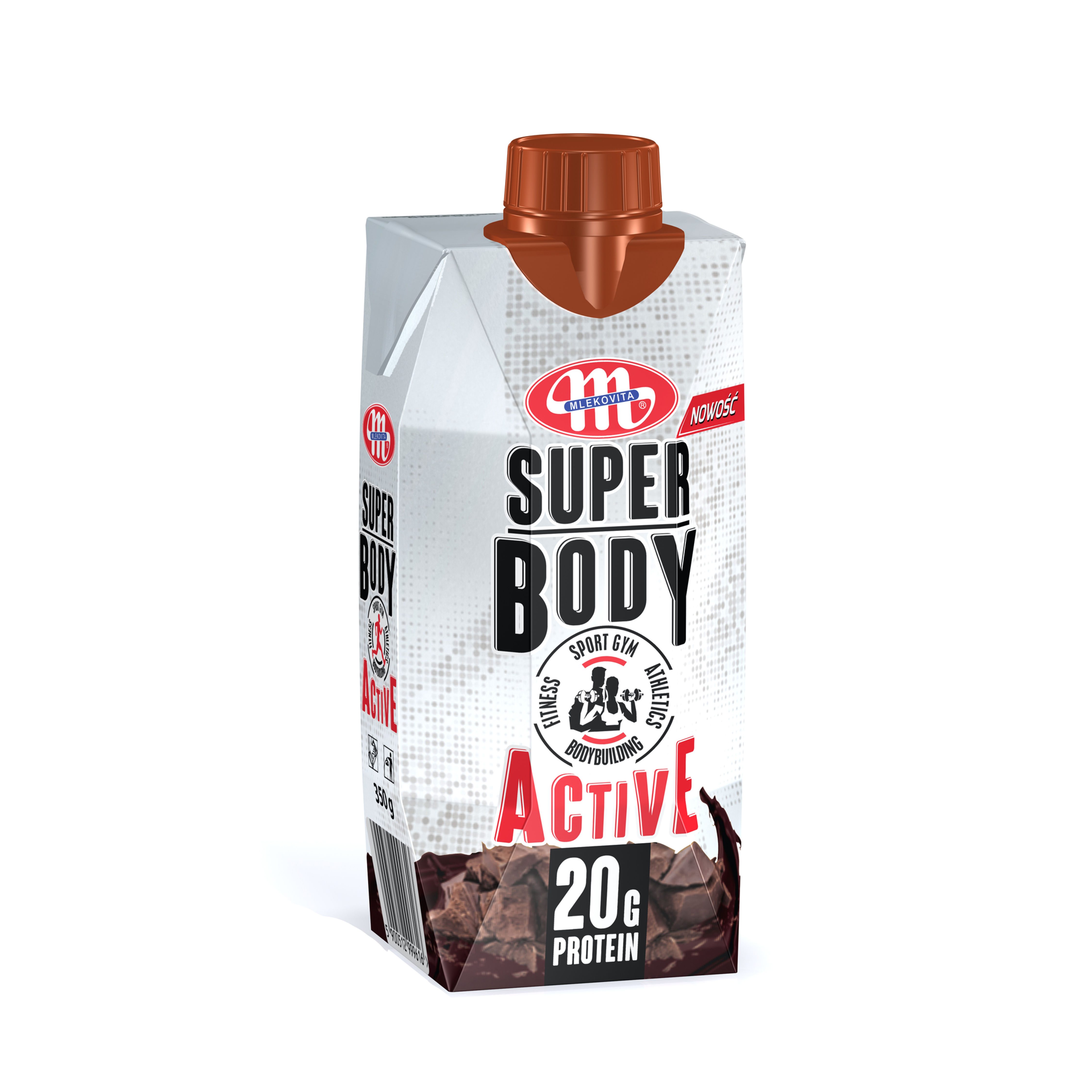 Super Body Active Protein Milk+Chocolate Drink