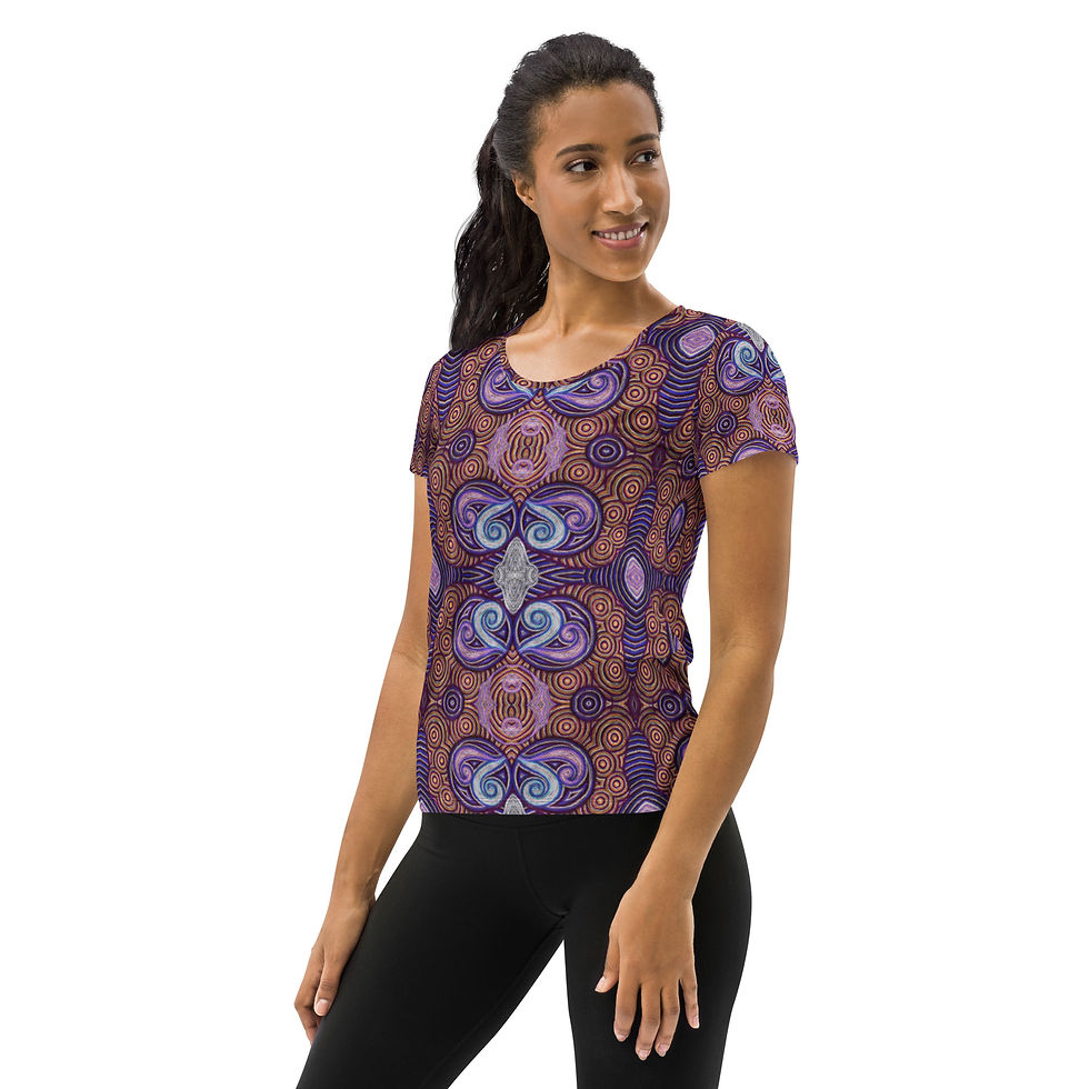 Thumbnail: Strange Waves Women's Athletic T
