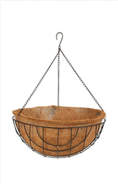 Miniature : Pot suspendu 12" - 30cm avec support et chainette