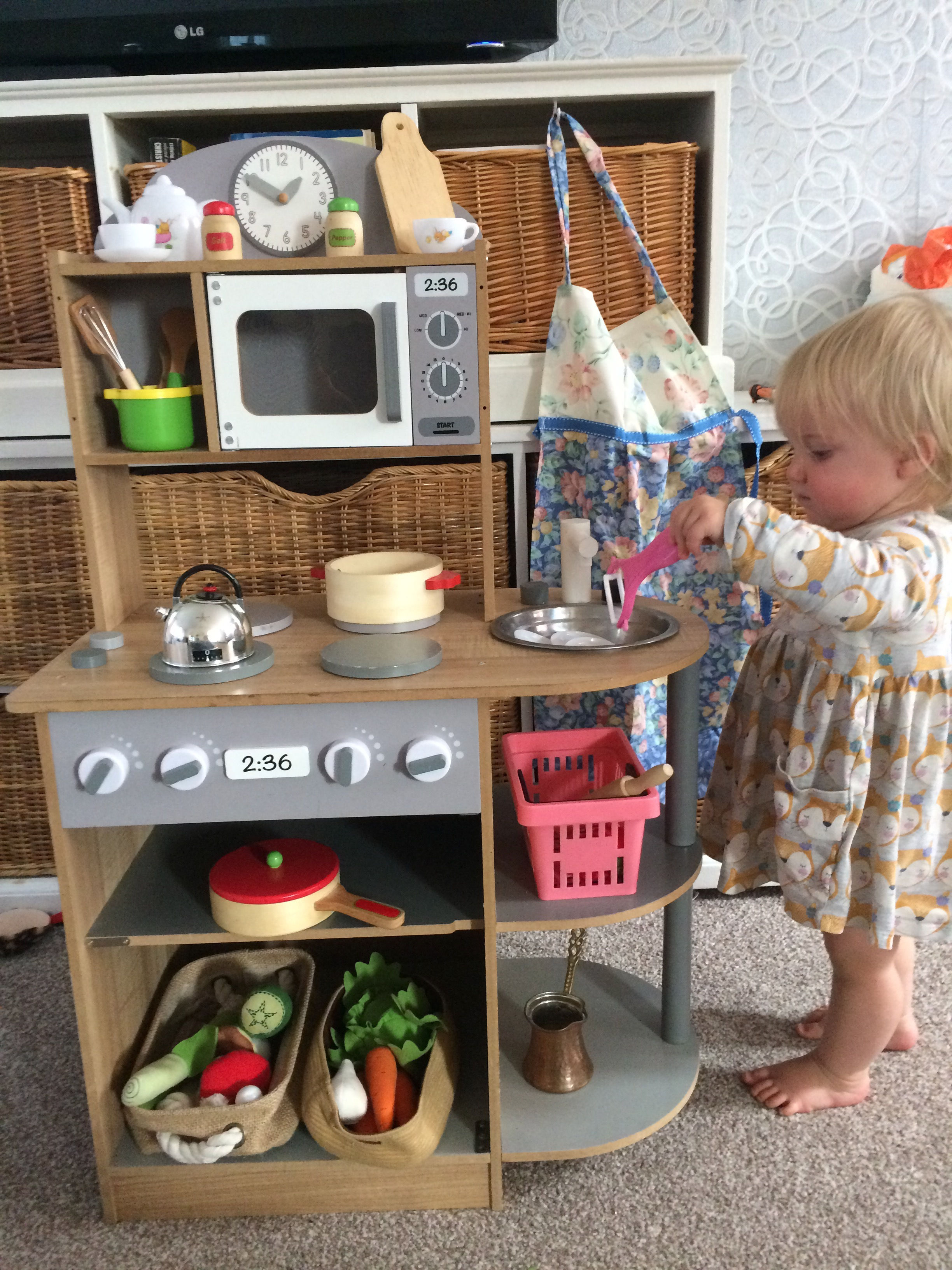 Kids Play Kitchen + Apron